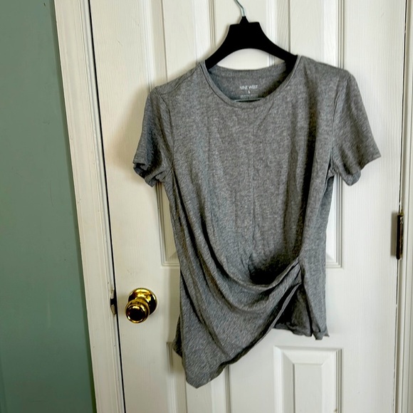 Nine West grey wrap tee shirt - Picture 1 of 2